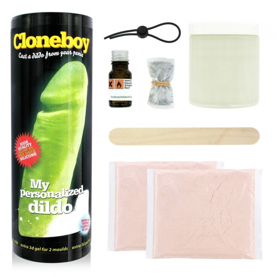 CLONEBOY- Moulage pénis silicone phosphorescent - MONT' A BORD SHOP