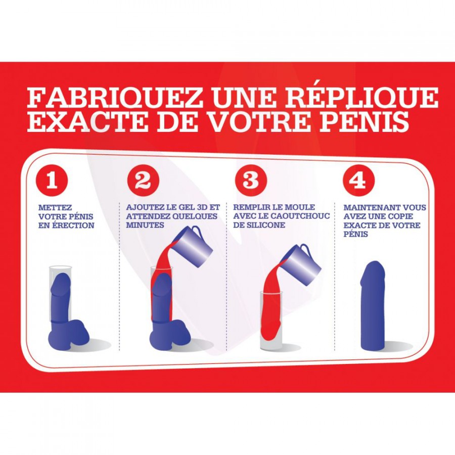 CLONEBOY- Moulage pénis silicone phosphorescent - MONT' A BORD SHOP