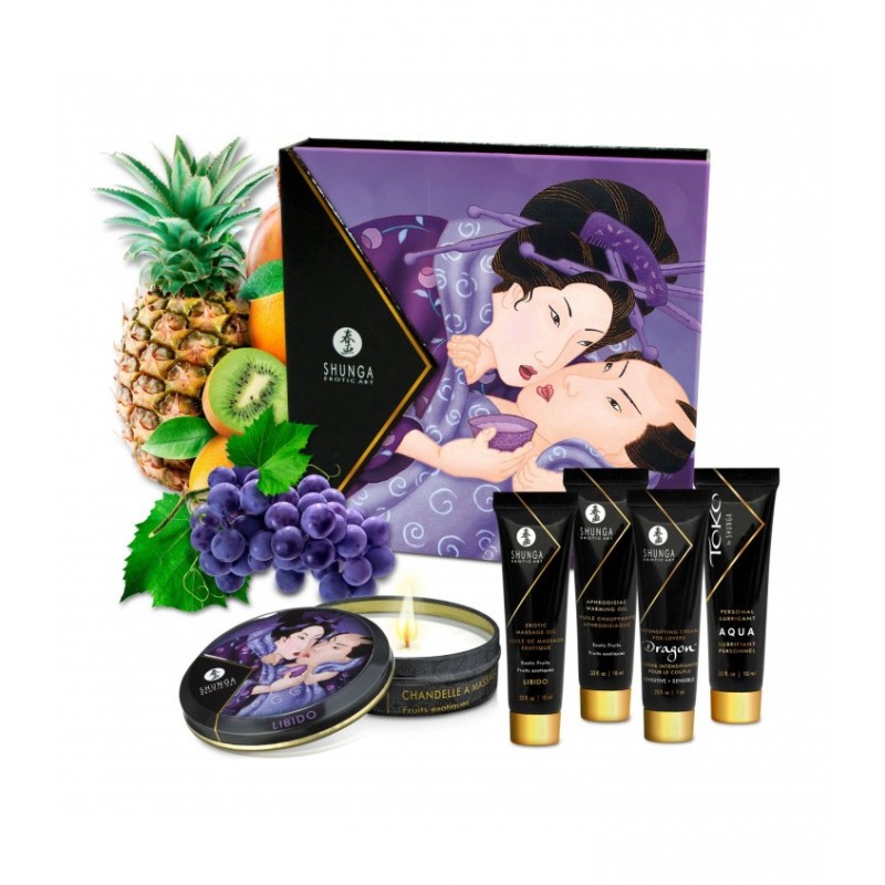 SHUNGA- Coffret Secret de Geisha ORGANICA aux fruits exotiques - MONT' A BORD SHOP