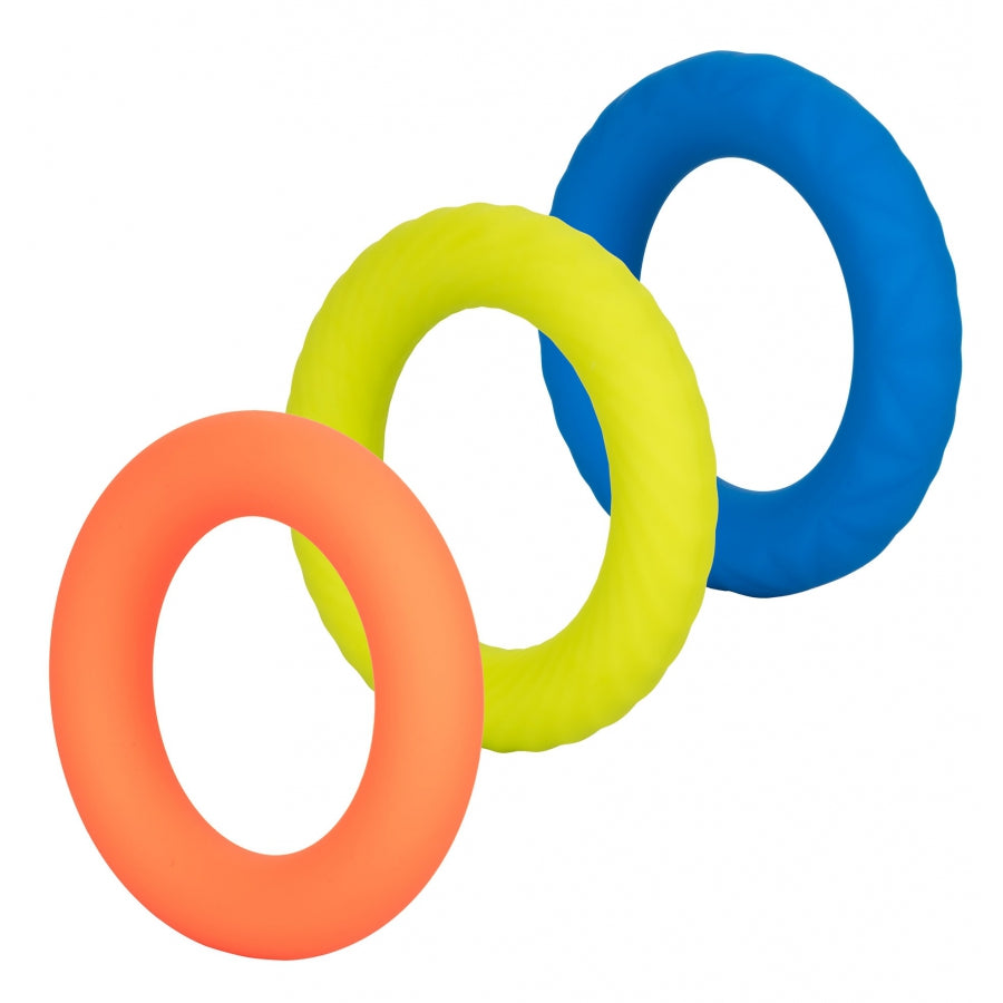 CALEXOTICS- Lot de 3 cockrings Link Up Climax - MONT' A BORD SHOP