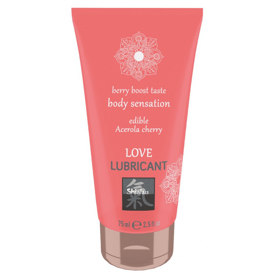 SHIATSU- Lubrifiant comestible Acerola et Cerise - MONT' A BORD SHOP