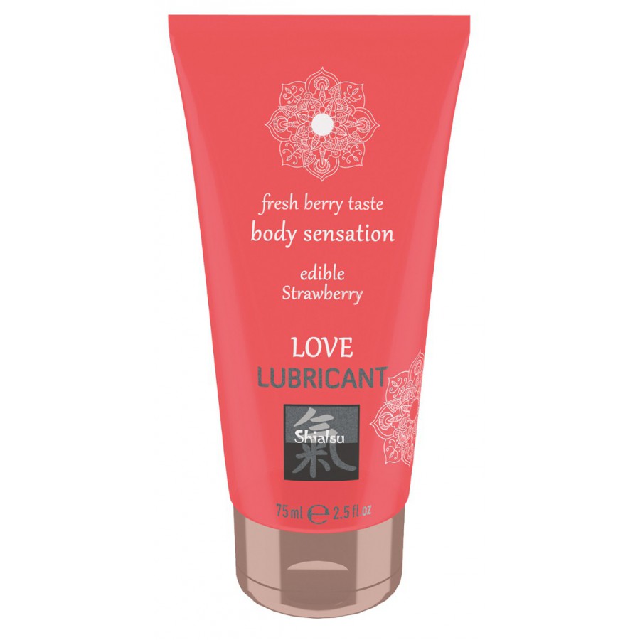 SHIATSU- Lubrifiant comestible Fraise - MONT' A BORD SHOP