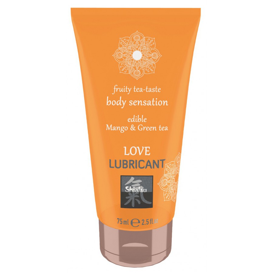 SHIATSU- Lubrifiant comestible Mangue et Thé vert - MONT' A BORD SHOP
