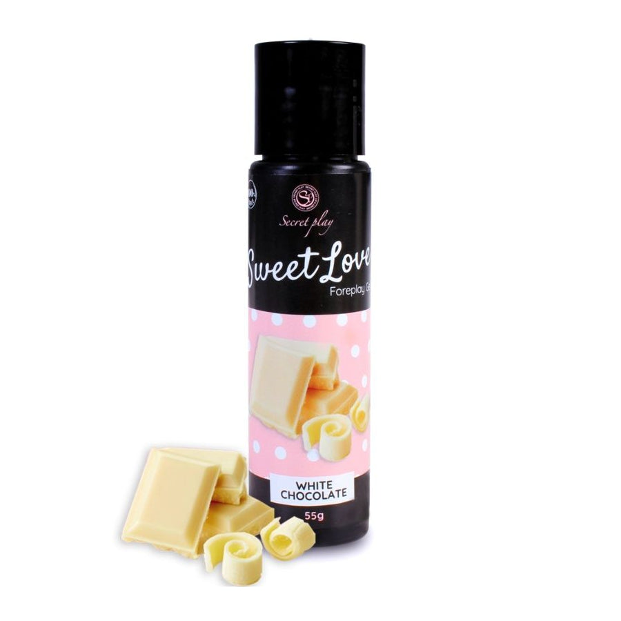 SECRET PLAY- Lubrifiant comestible Sweet Love Chocolat blanc - MONT' A BORD SHOP