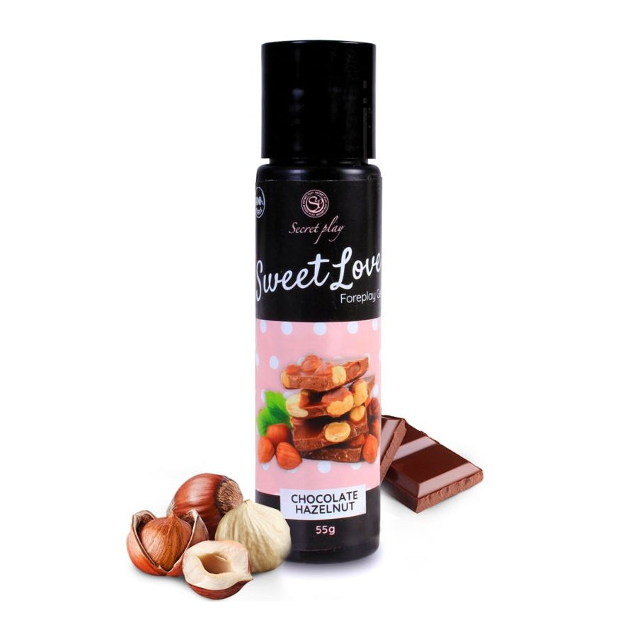 SECRET PLAY- Lubrifiant comestible Sweet Love Chocolat-Noisettes - MONT' A BORD SHOP