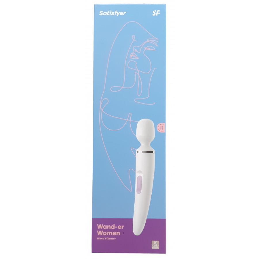 SATISFYER- Masseur Wand-er Women Blanc - MONT' A BORD SHOP