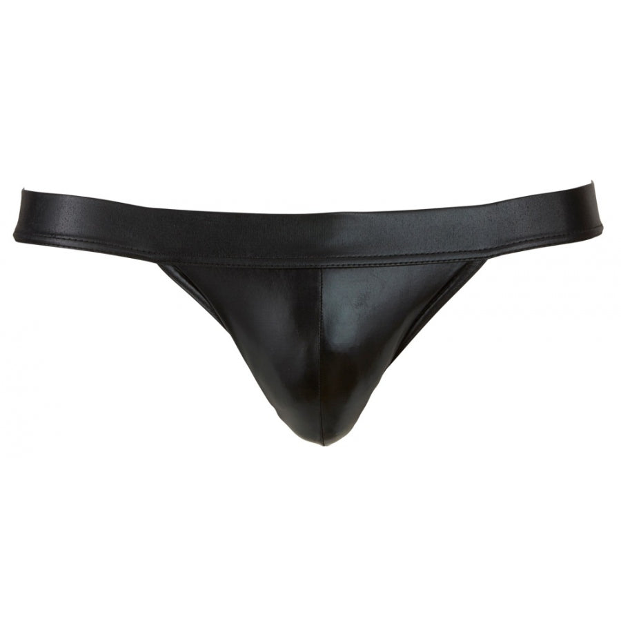 SVENJOYMENT- Jockstrap MUNIX Imitation Vinyle Noir - MONT' A BORD SHOP