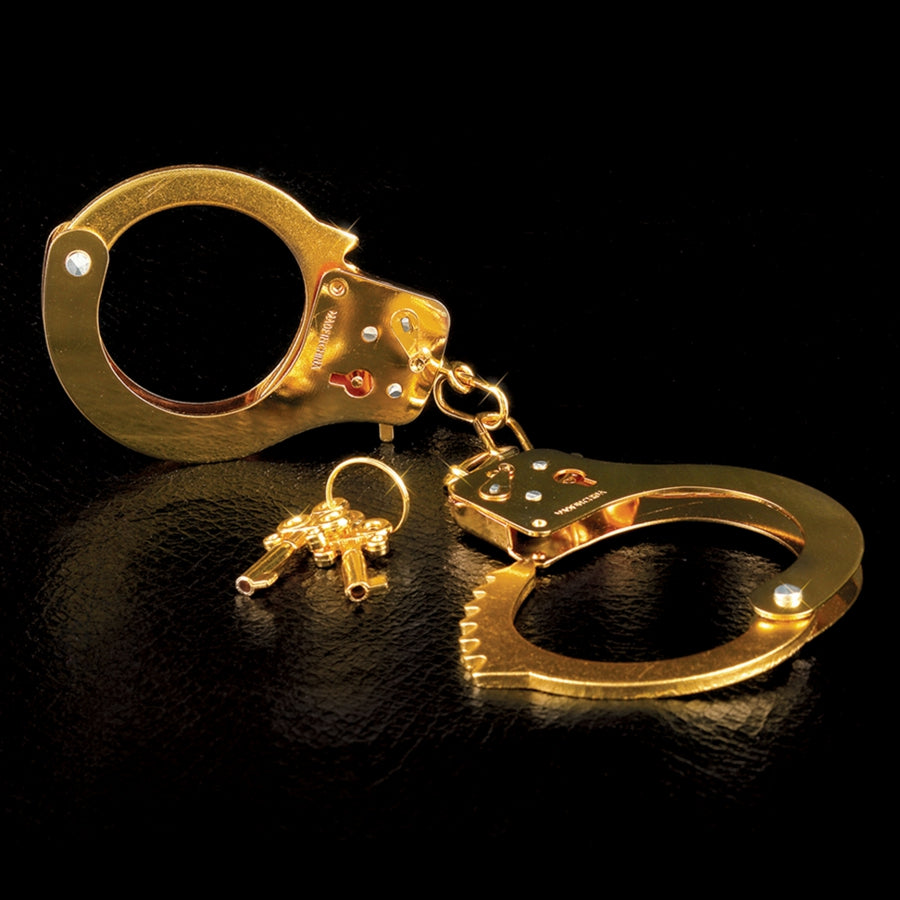 FETISH FANTASY SERIES -Menottes de poignets Gold métal - MONT' A BORD SHOP