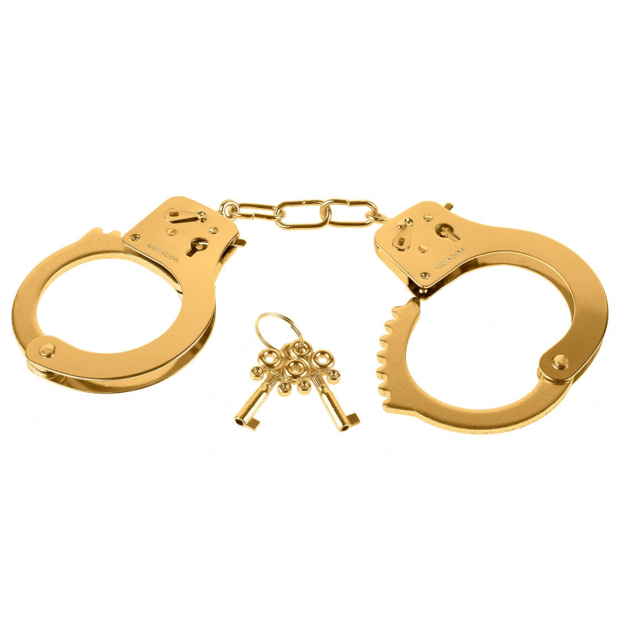 FETISH FANTASY SERIES -Menottes de poignets Gold métal - MONT' A BORD SHOP