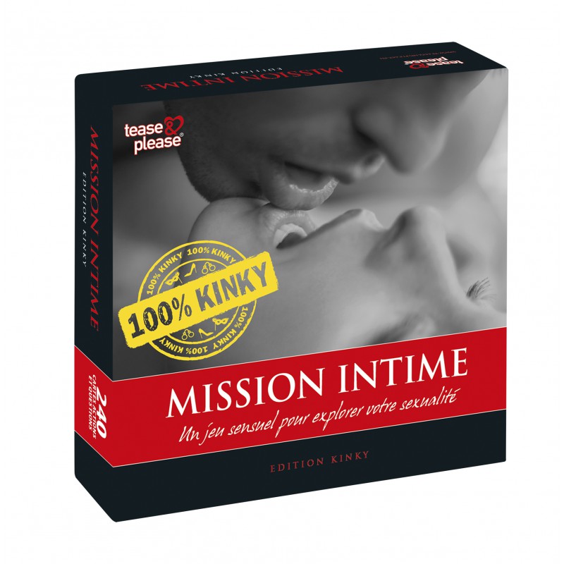 TEASE PLEASE- Jeu Mission Intime - 100% Kinky - MONT' A BORD SHOP