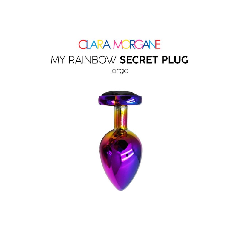 CLARA MORGAN- My Rainbow Secret Plug Bijou Irisé - MONT' A BORD SHOP