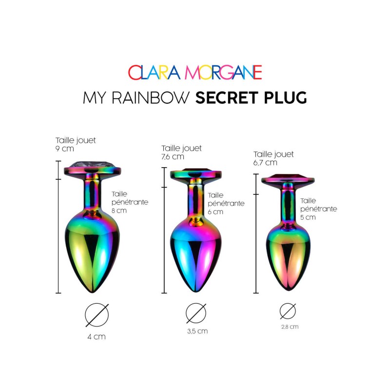 CLARA MORGAN- My Rainbow Secret Plug Bijou Irisé - MONT' A BORD SHOP