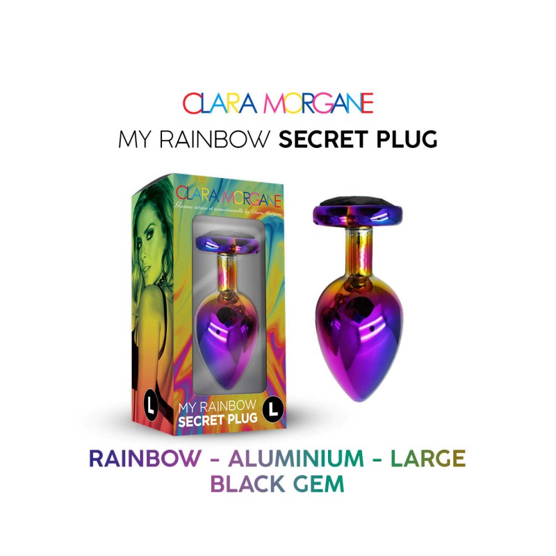 CLARA MORGAN- My Rainbow Secret Plug Bijou Irisé - MONT' A BORD SHOP