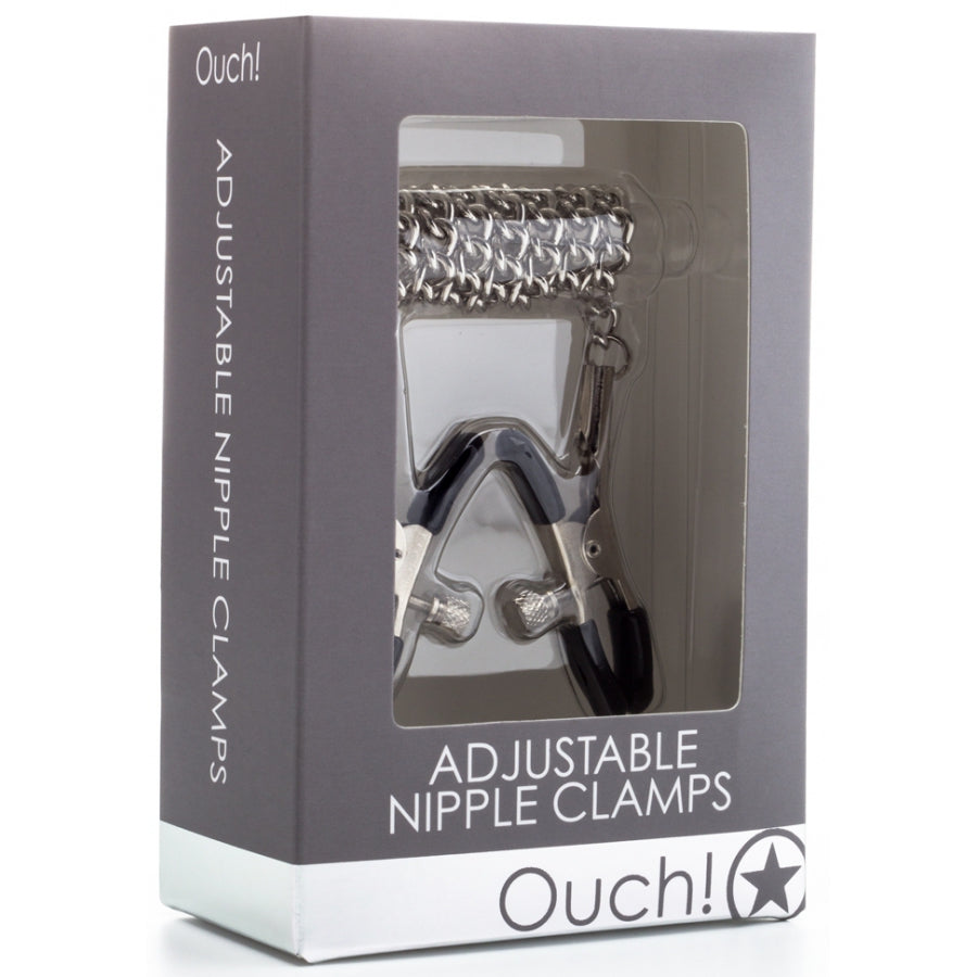 OUTCH !- Pince-tétons ajustables Nip Secrets Noire - MONT' A BORD SHOP