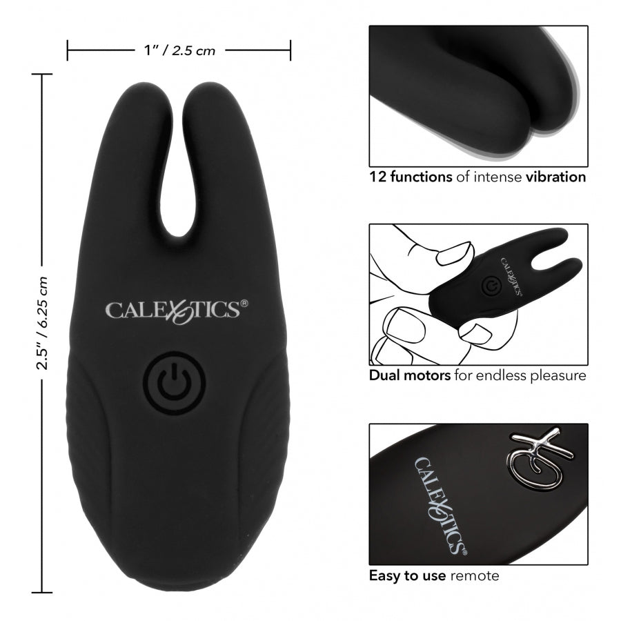 CALEXOTICS- Pince-Tétons vibrantes Clamps Vibe 12 Vibrations - MONT' A BORD SHOP