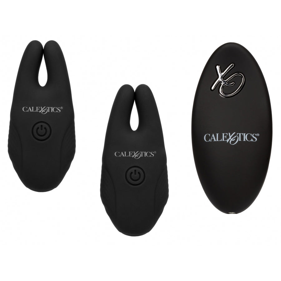 CALEXOTICS- Pince-Tétons vibrantes Clamps Vibe 12 Vibrations - MONT' A BORD SHOP