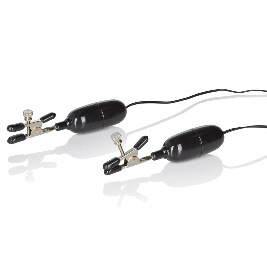 CALEXOTICS- Pince-Tétons vibrantes Vibe Nipples multi-vitesses - MONT' A BORD SHOP