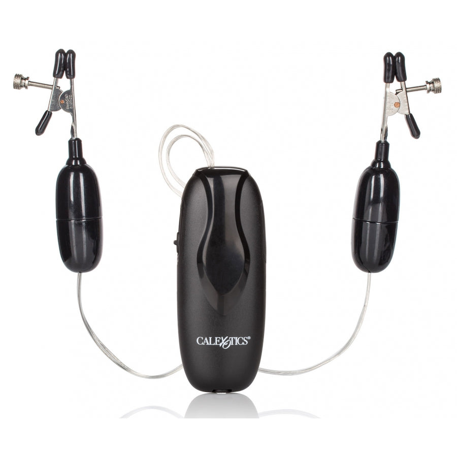 CALEXOTICS- Pince-Tétons vibrantes Vibe Nipples multi-vitesses - MONT' A BORD SHOP