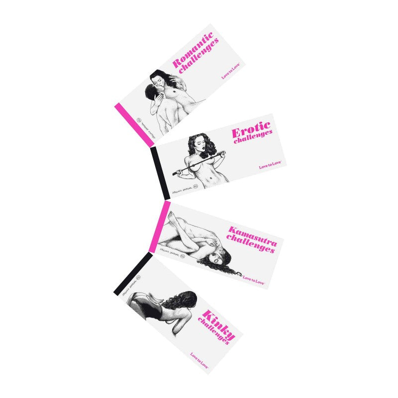 LOVE TO LOVE- Chéquier Kinky challenges par Apollonia Saintclai - MONT' A BORD SHOP