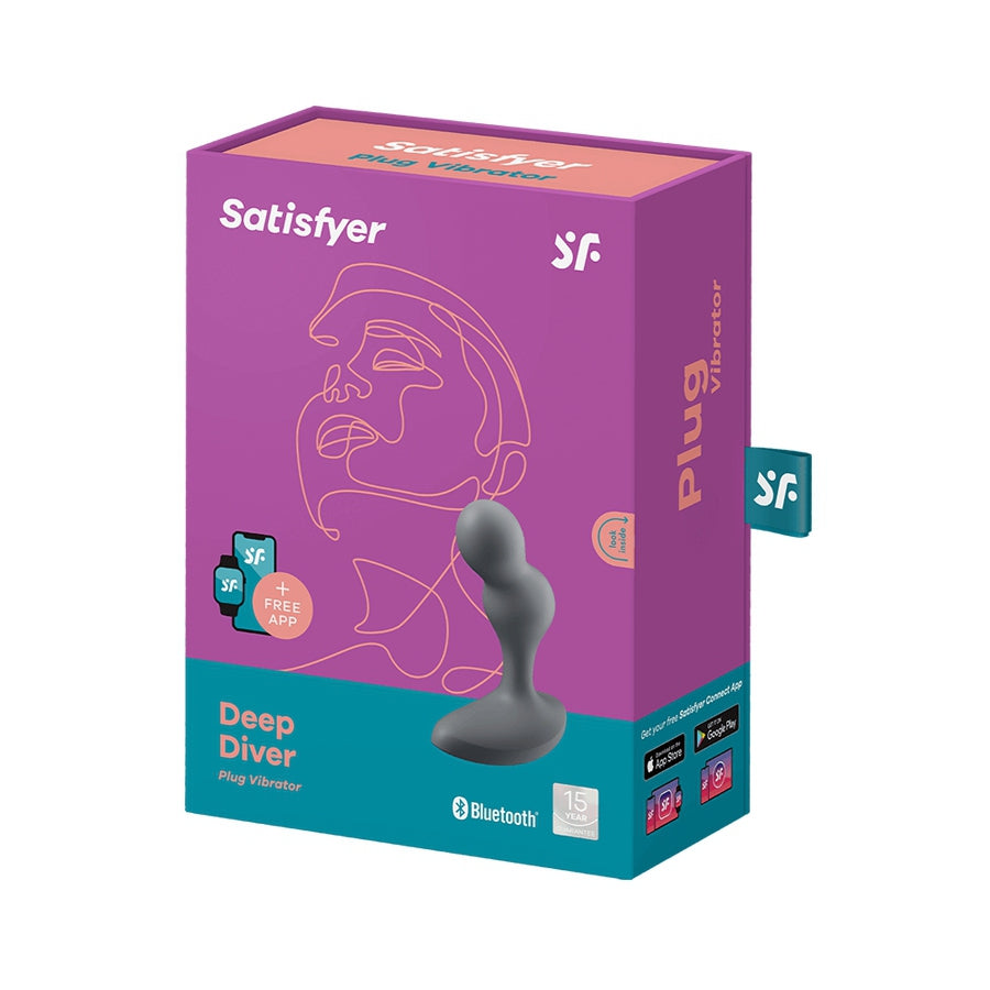 SATISFYER- Plug vibrant connecté Deep Diver - MONT' A BORD SHOP