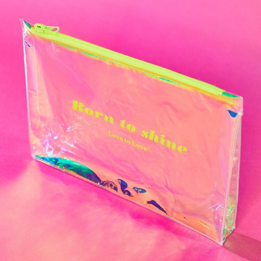 LOVE TO LOVE- Pochette de rangement Born to Shine Zip - MONT' A BORD SHOP