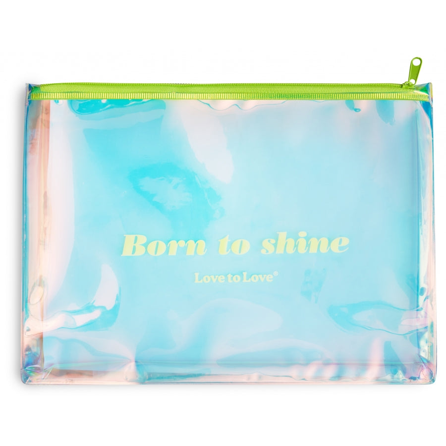 LOVE TO LOVE- Pochette de rangement Born to Shine Zip - MONT' A BORD SHOP