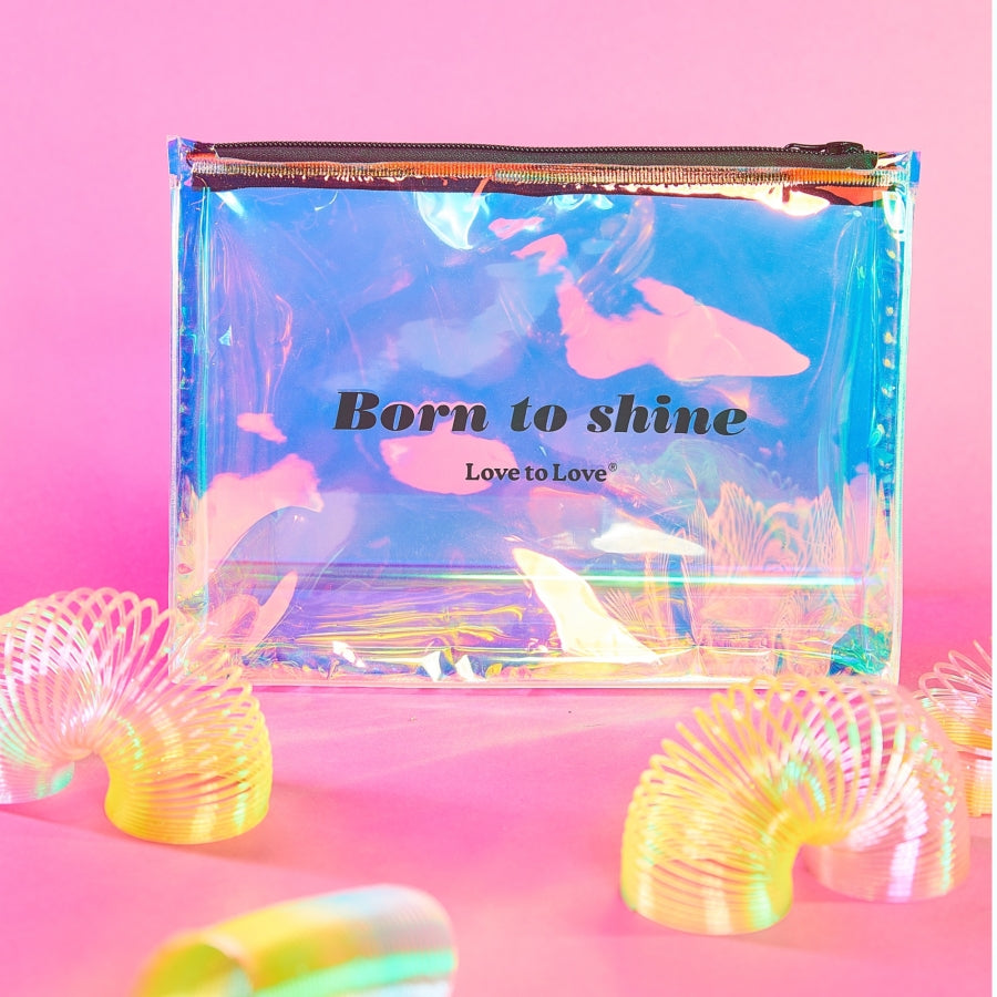 LOVE TO LOVE- Pochette de rangement Born to Shine Zip - MONT' A BORD SHOP