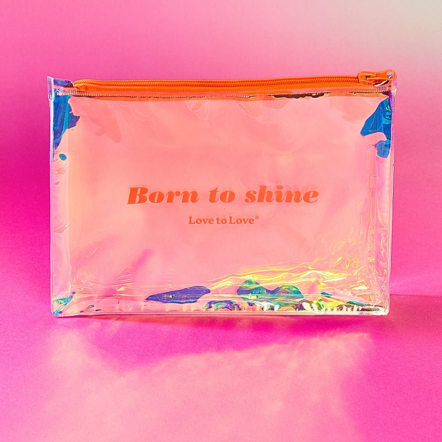 LOVE TO LOVE- Pochette de rangement Born to Shine Zip - MONT' A BORD SHOP