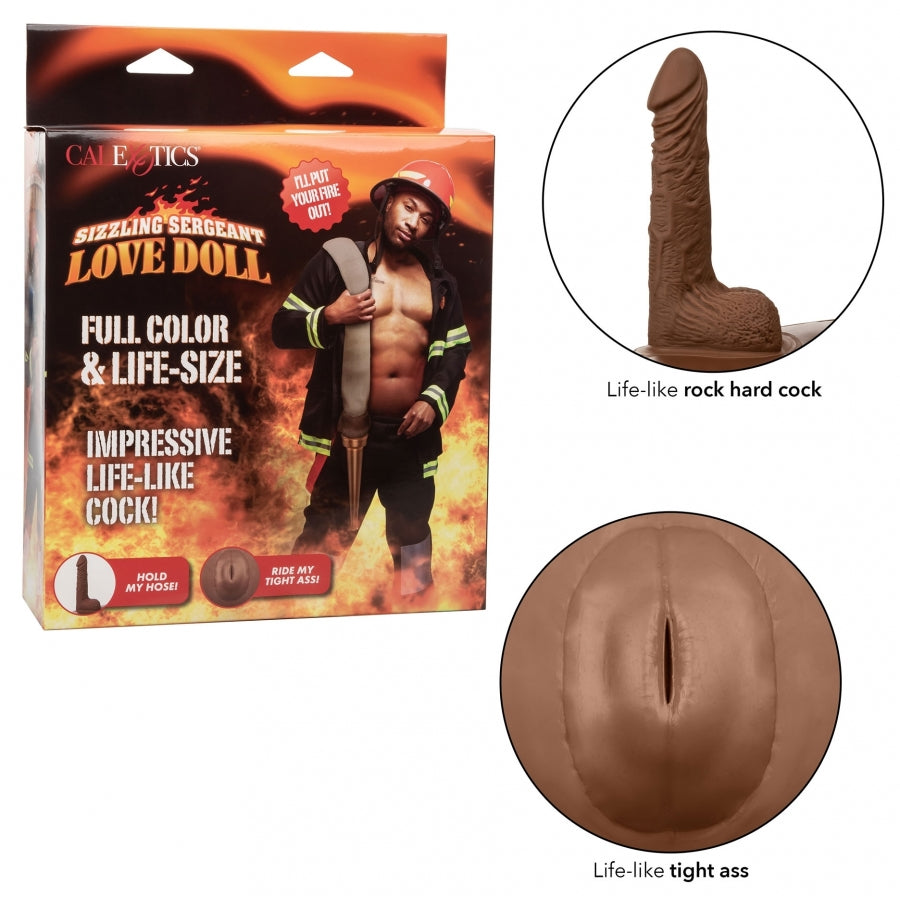 CALEXOTICS- Poupée gonflable Homme Sizzling Sergeant - MONT' A BORD SHOP