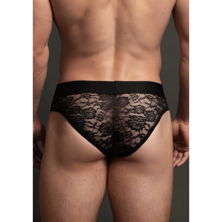 ALLURE- Slip Lace Dentelle Noir - MONT' A BORD SHOP