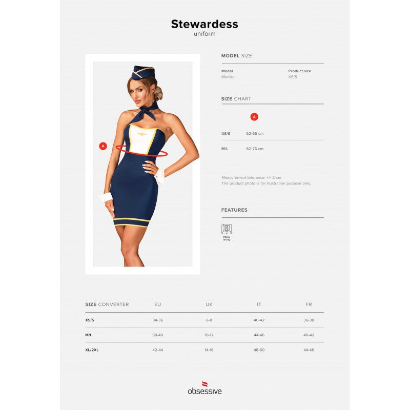 OBSESSIVE- Stewardess uniforme - MONT' A BORD SHOP