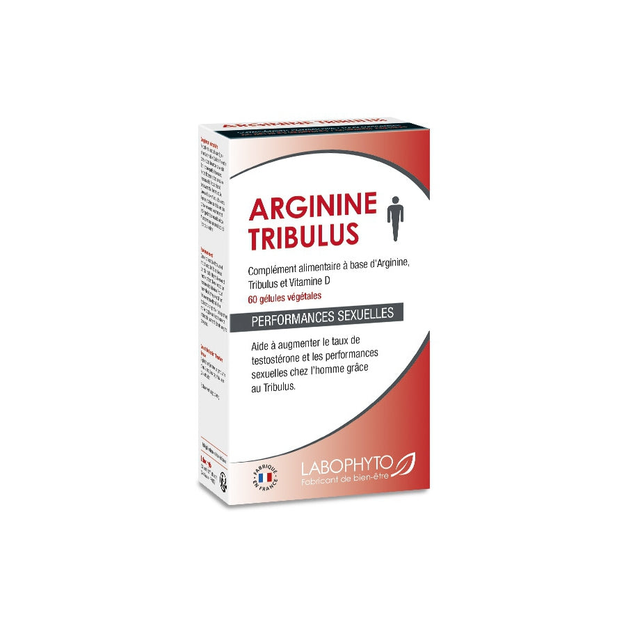 LABOPHYTO- Stimulant sexuel Arginine Tribulus- Boite de 60 gélules - MONT' A BORD SHOP