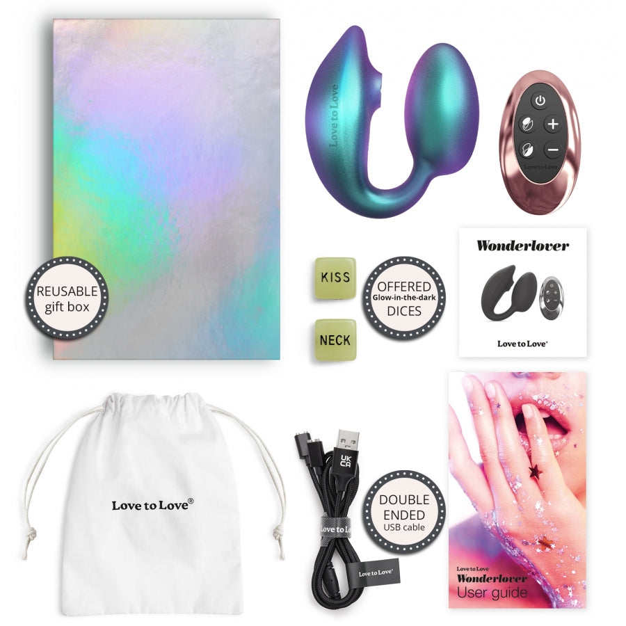 LOVE TO LOVE- Stimulateur Clitoris et Point G Wonderlover - MONT' A BORD SHOP