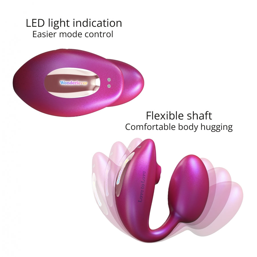 LOVE TO LOVE- Stimulateur Clitoris et Point G Wonderlover - MONT' A BORD SHOP