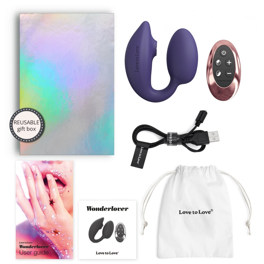 LOVE TO LOVE- Stimulateur Clitoris et Point G Wonderlover - MONT' A BORD SHOP
