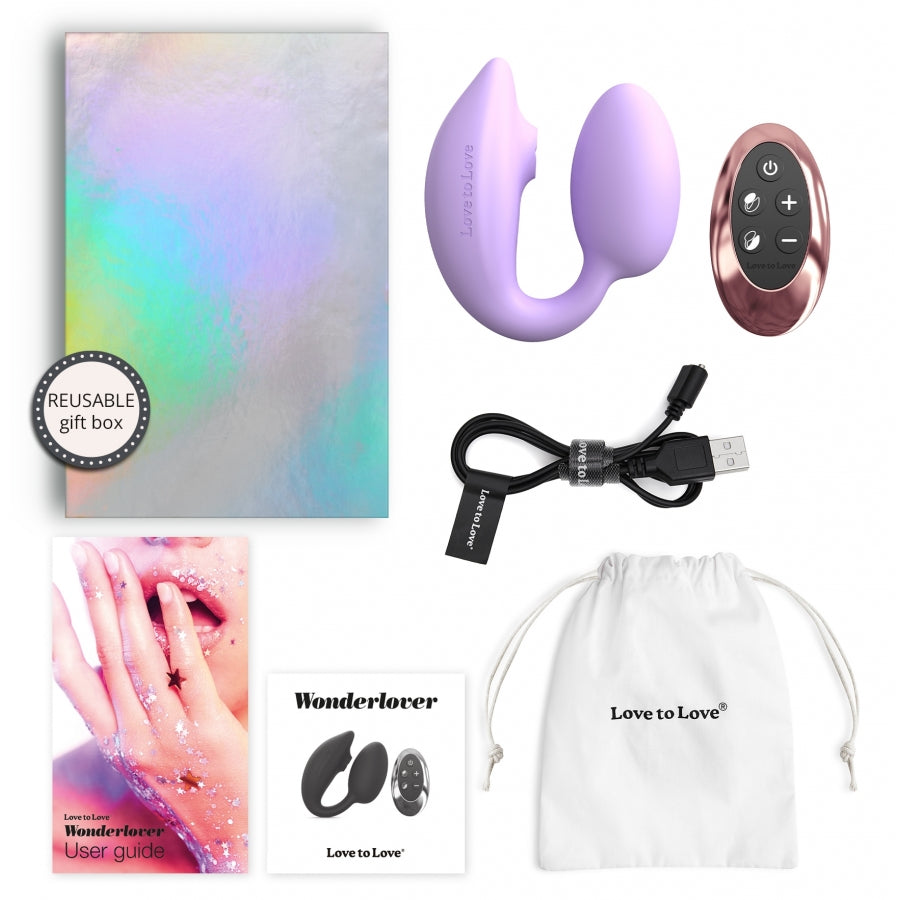 LOVE TO LOVE- Stimulateur Clitoris et Point G Wonderlover - MONT' A BORD SHOP