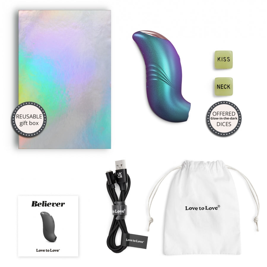 LOVE TO LOVE- Stimulateur de clitoris Believer - MONT' A BORD SHOP