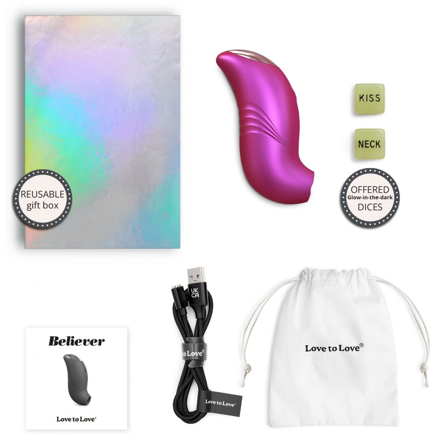LOVE TO LOVE- Stimulateur de clitoris Believer - MONT' A BORD SHOP