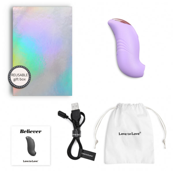 LOVE TO LOVE- Stimulateur de clitoris Believer - MONT' A BORD SHOP